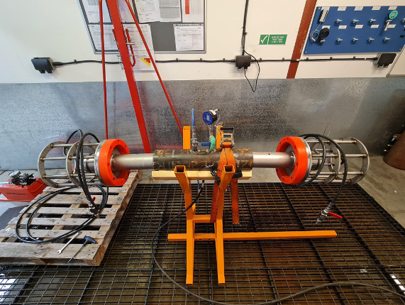6” Fluid Retention Plugs on test at Proplug, UK